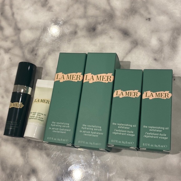 ✨LOT OF LA MER REVITALIZING HYDRATING SERUM AND REPLENISHING OIL EXFOLIATOR✨ - Picture 1 of 6